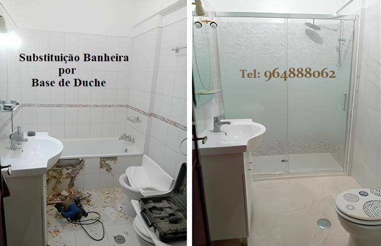 Substituição Banheira por Base de Duche, Lisboa — 2/12