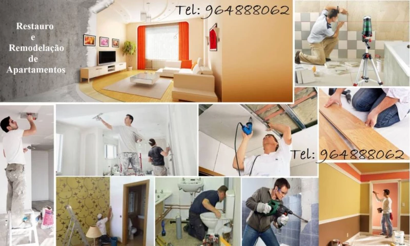 Executamos REMODELAÇAO DE APARTAMENTOS, desde 100€/m2
