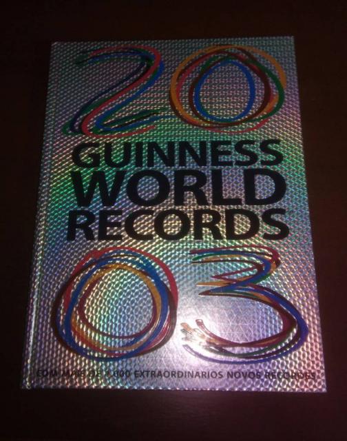 Livro Guiness World Records 2003