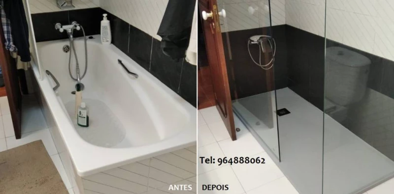 Substituição Banheira por Base de Duche, Lisboa — 6/12