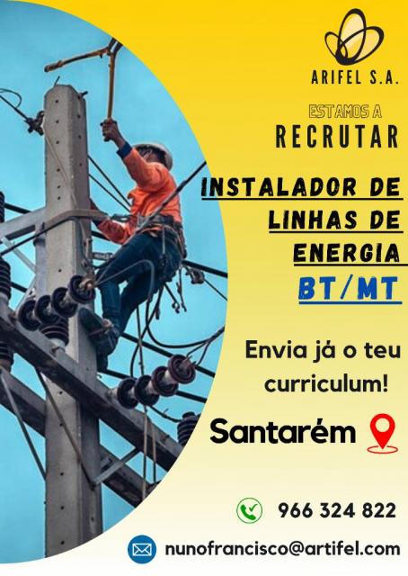 Chefe de Equipa de Linhas de Transporte de Energia (m/f) – Santarém